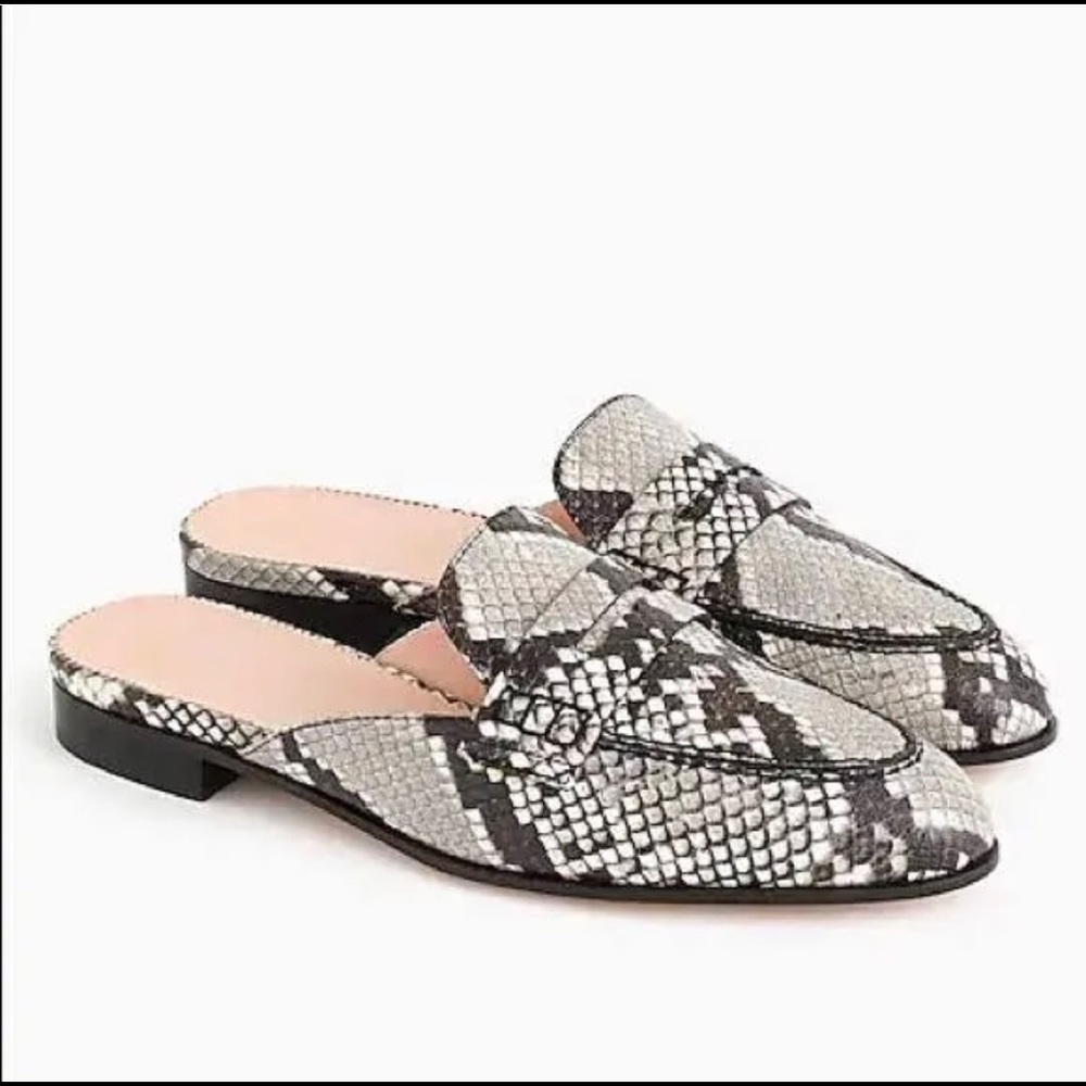 NWOT J Crew Academy Penny Loafer Mules